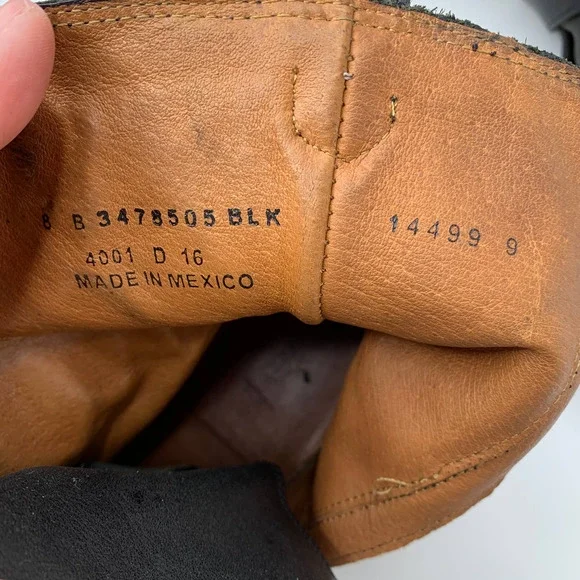 Frye Natalie Triple Buckle Ankle Short Boots Black Booties Womens 8 - Picture 11 of 16